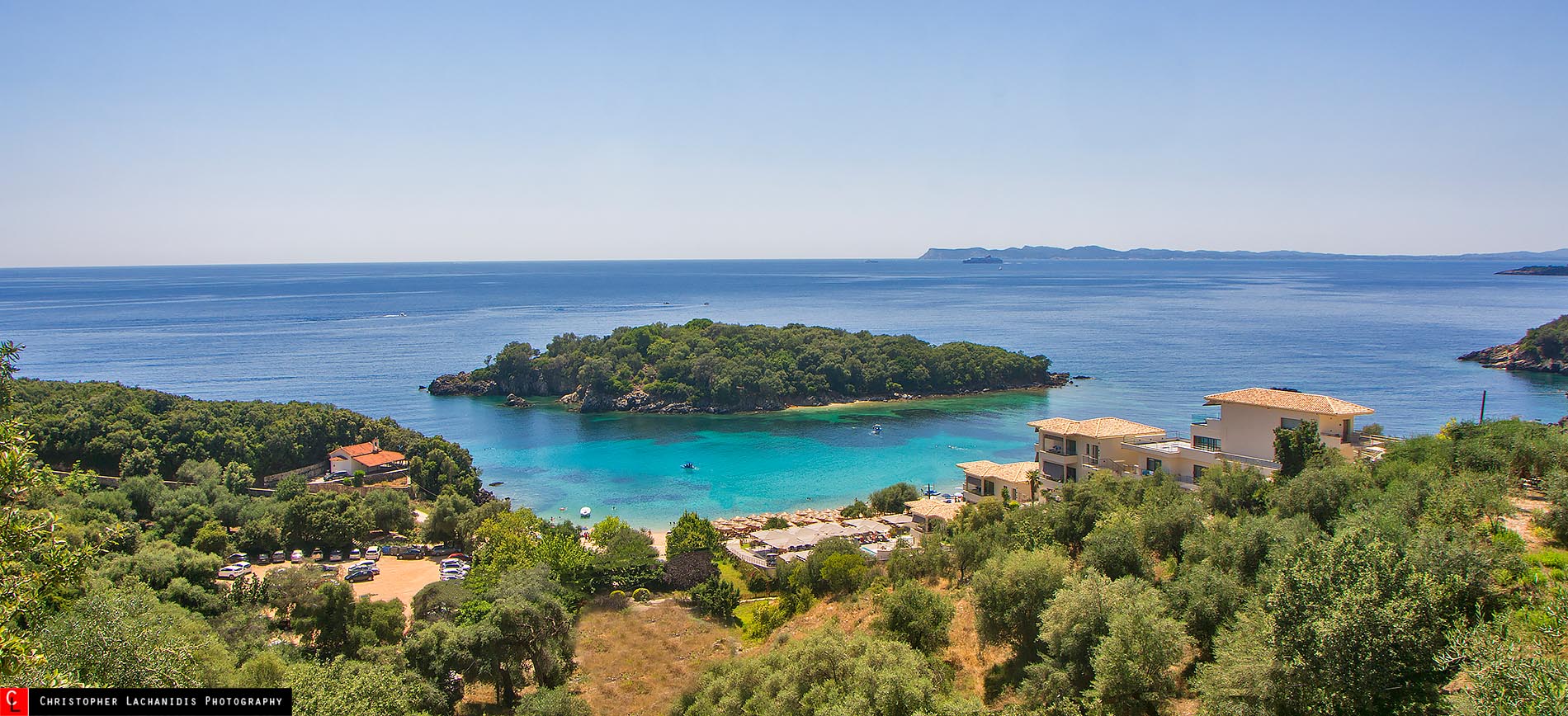 Agia Paraskevi beach as seen from the road