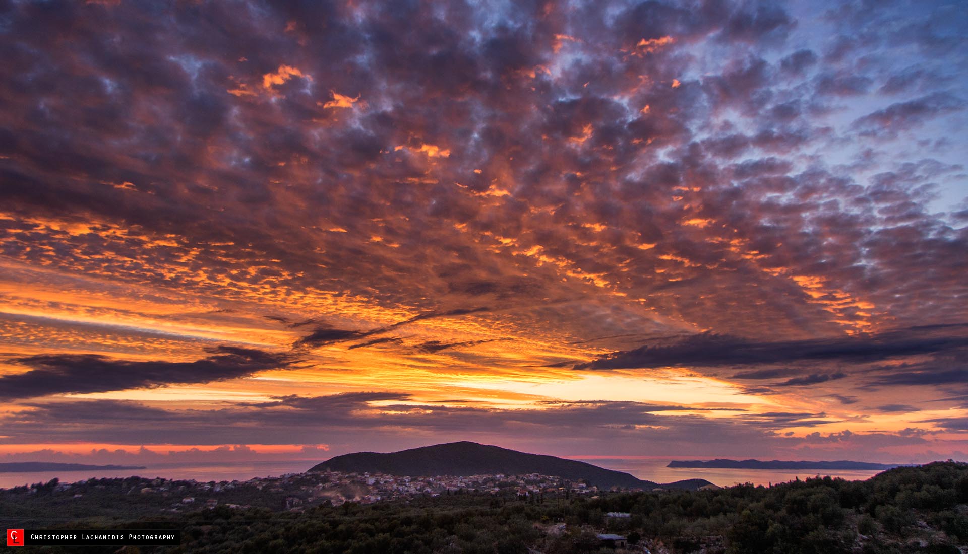 Perdika as seen, coming from Karteri(Egnatia road)!